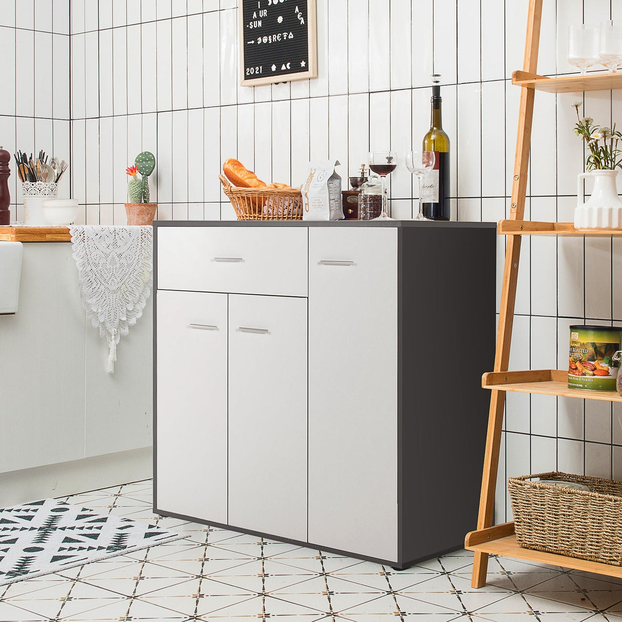 Aparador Buffet con Amplia Superficie de Mesa