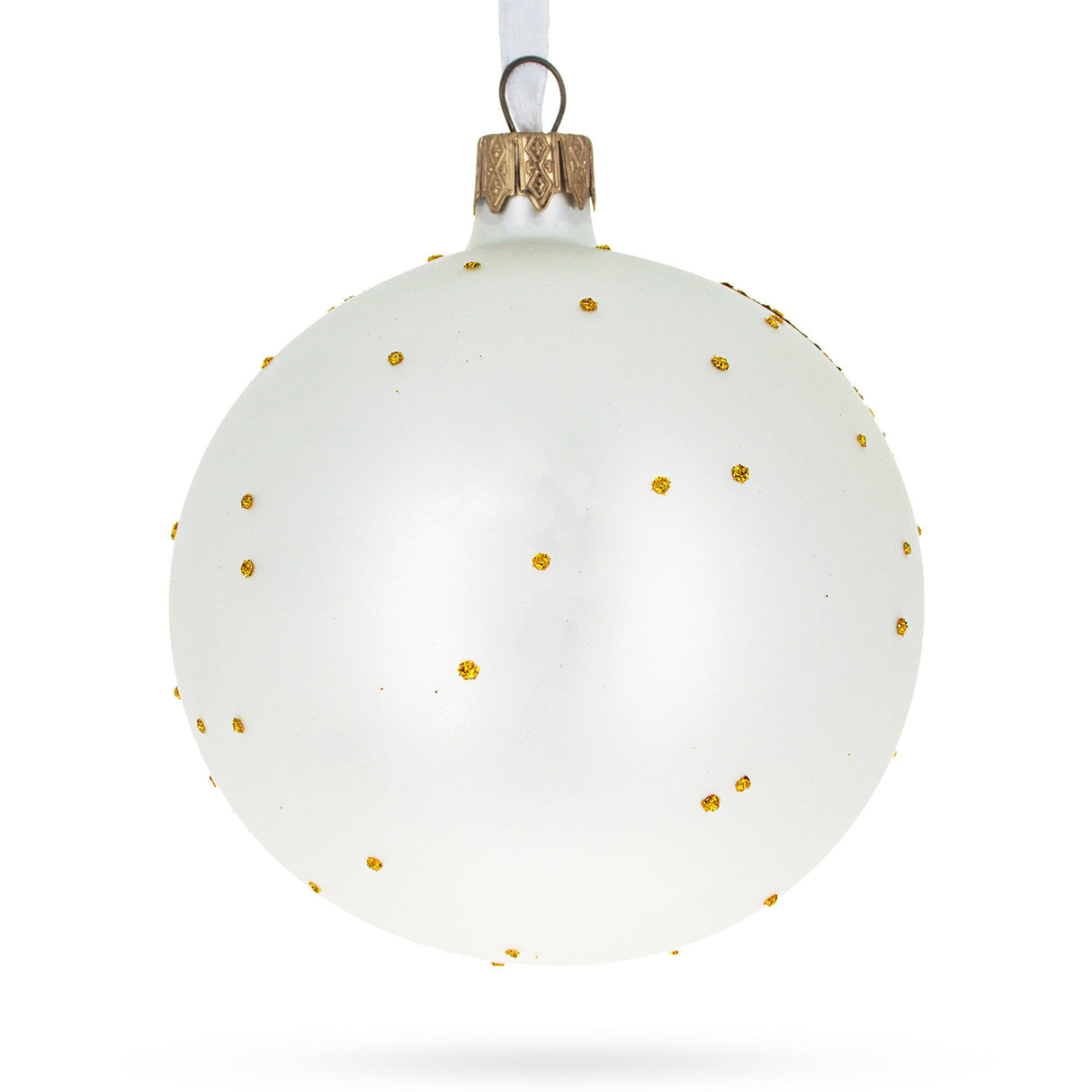 Father's Day 'The Best Dad' Glass Ball Christmas Ornament 4 Inches