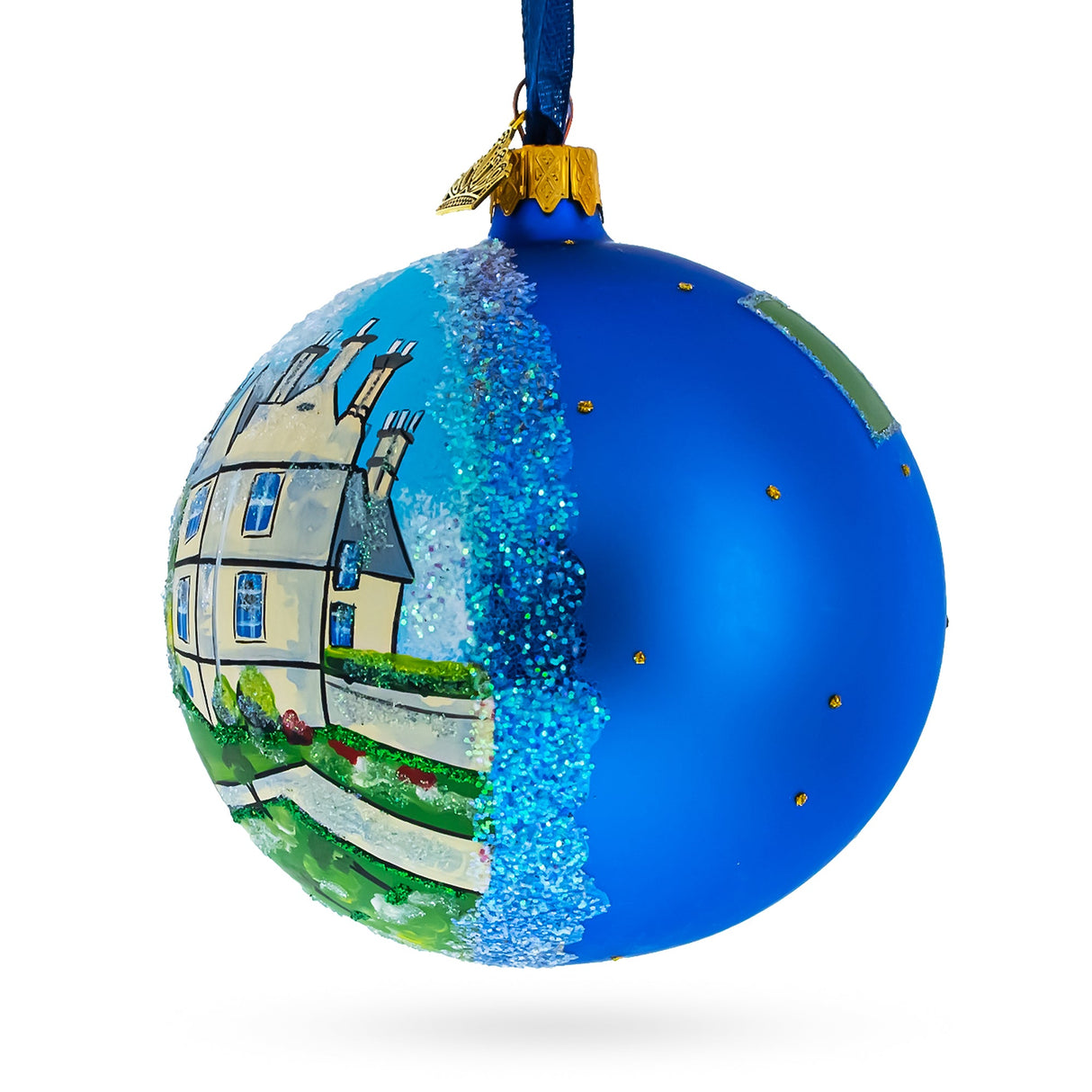 Muckross House, Gardens & Traditional Farms, Kerry, Ireland Glass Ball Christmas Ornament 4 Inches