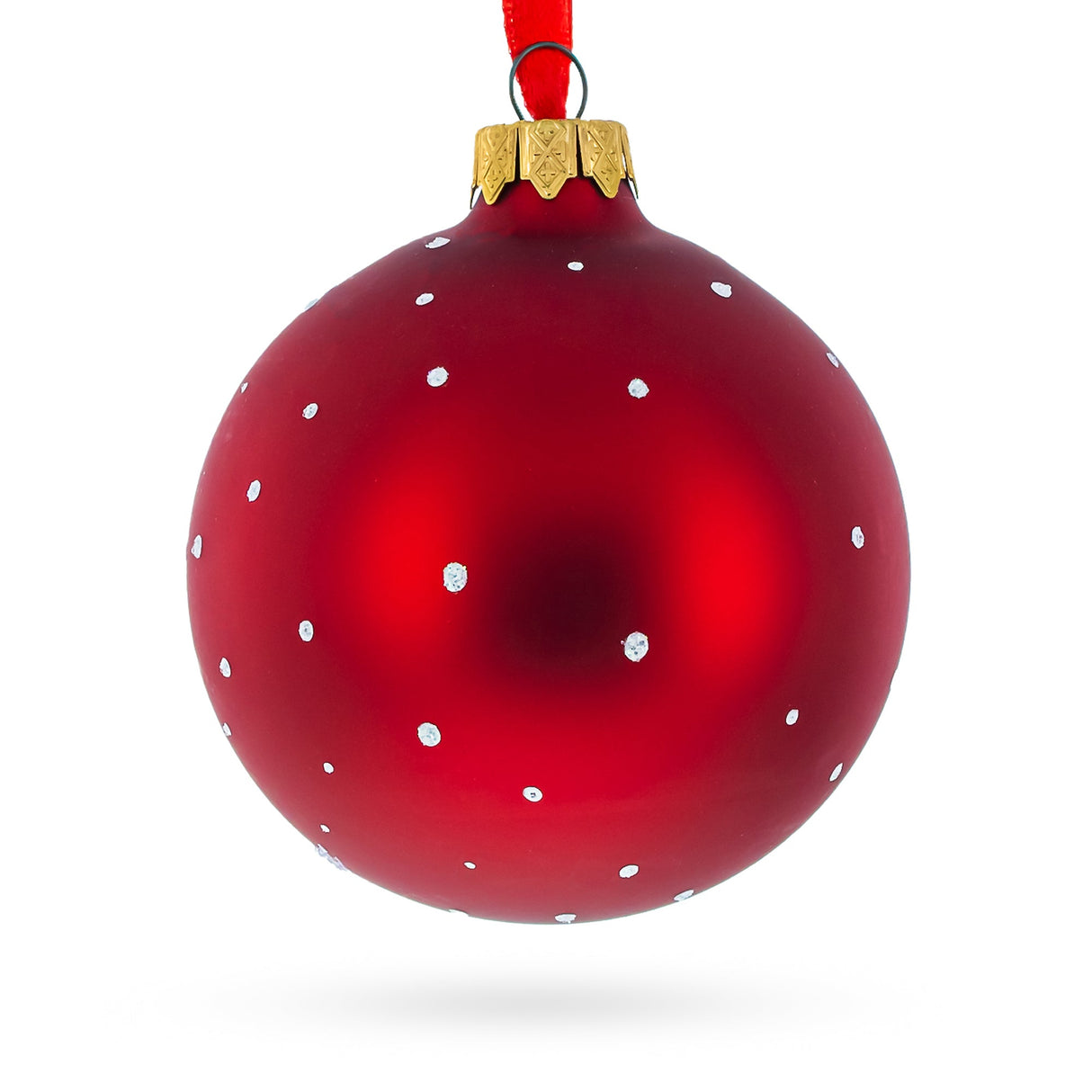 Car Mechanic Glass Ball Christmas Ornament 3.25 Inches
