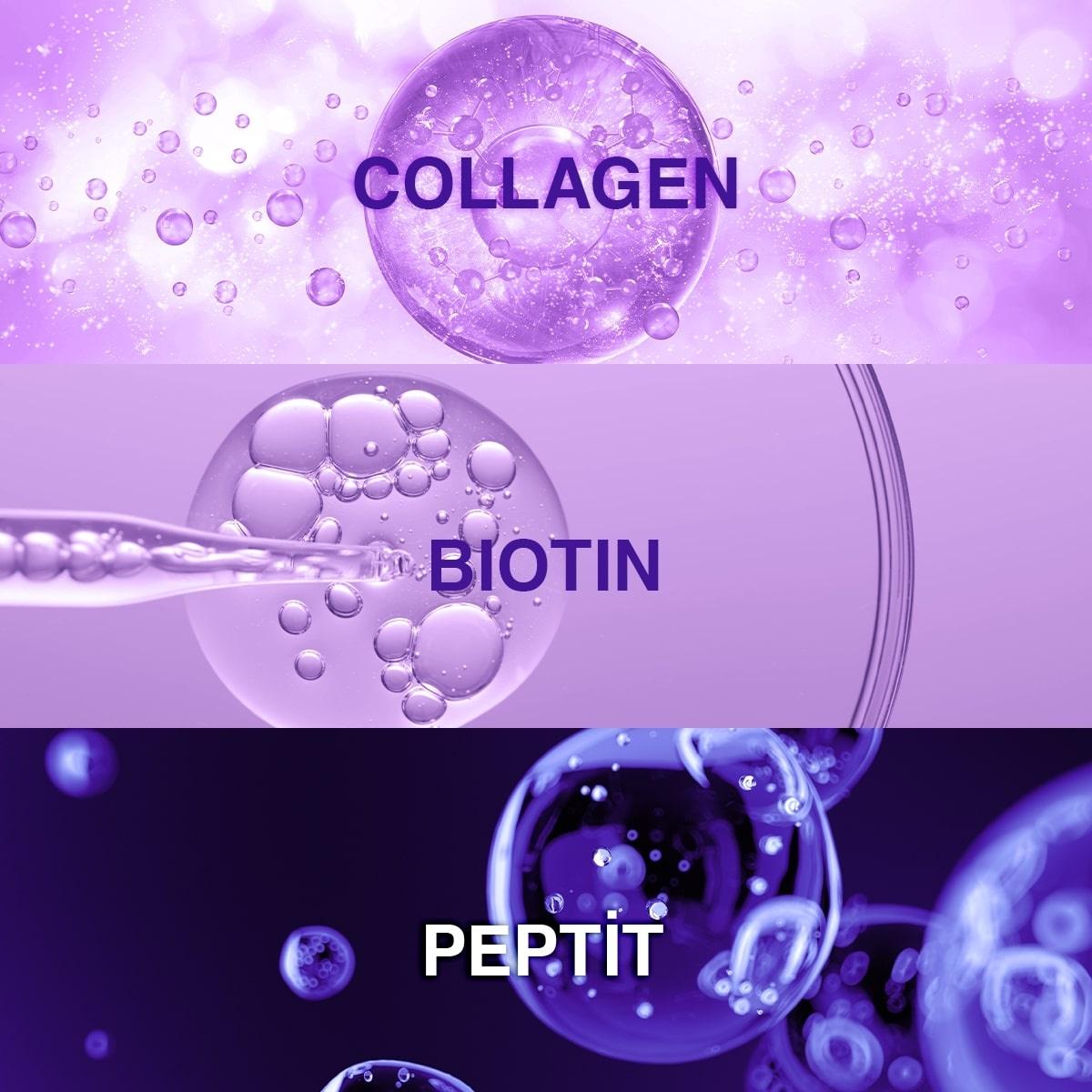 Bioxcin Collagen & Biotin Volume Shampoo - Strengthens & Volumizes Hair, Hypoallergenic, Paraben-Free