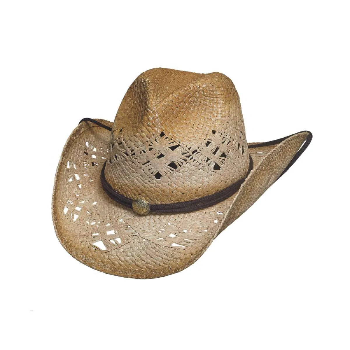 Bullhide Longmire - Sombrero de vaquero de paja rafia (Liquidación)
