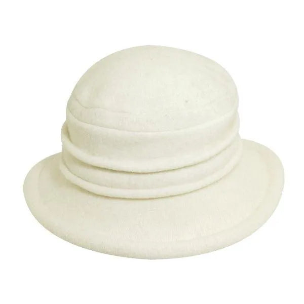Scala Wilma - Sombrero cloché de fieltro de lana para mujer
