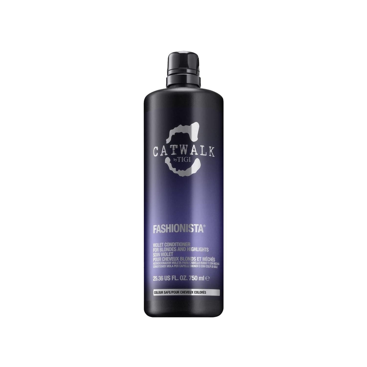 Tigi Catwalk Fashionista Purple Shampoo for Blonde Hair - Sulfate-Free, Color Protective, 25.36 fl oz