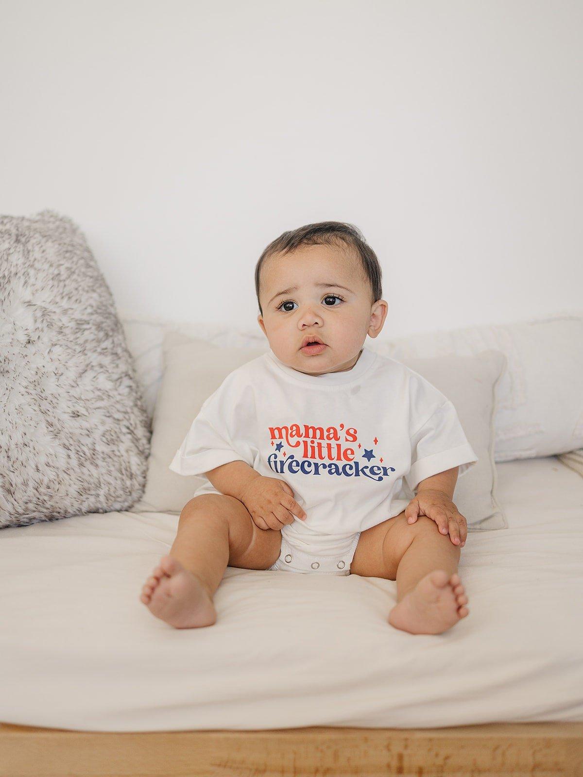 Mameluco camiseta "Pequeña Cohetita de Mamá"