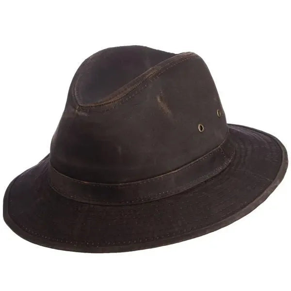 Dorfman Pacific Venture - Sombrero de safari de algodón envejecido