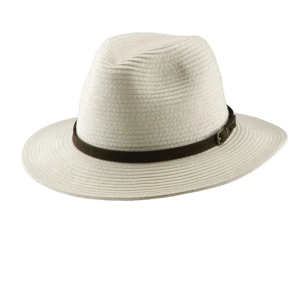 Scala Amazon Safari - Sombrero Fedora Outback de Paja con Protección Solar UPF 50+