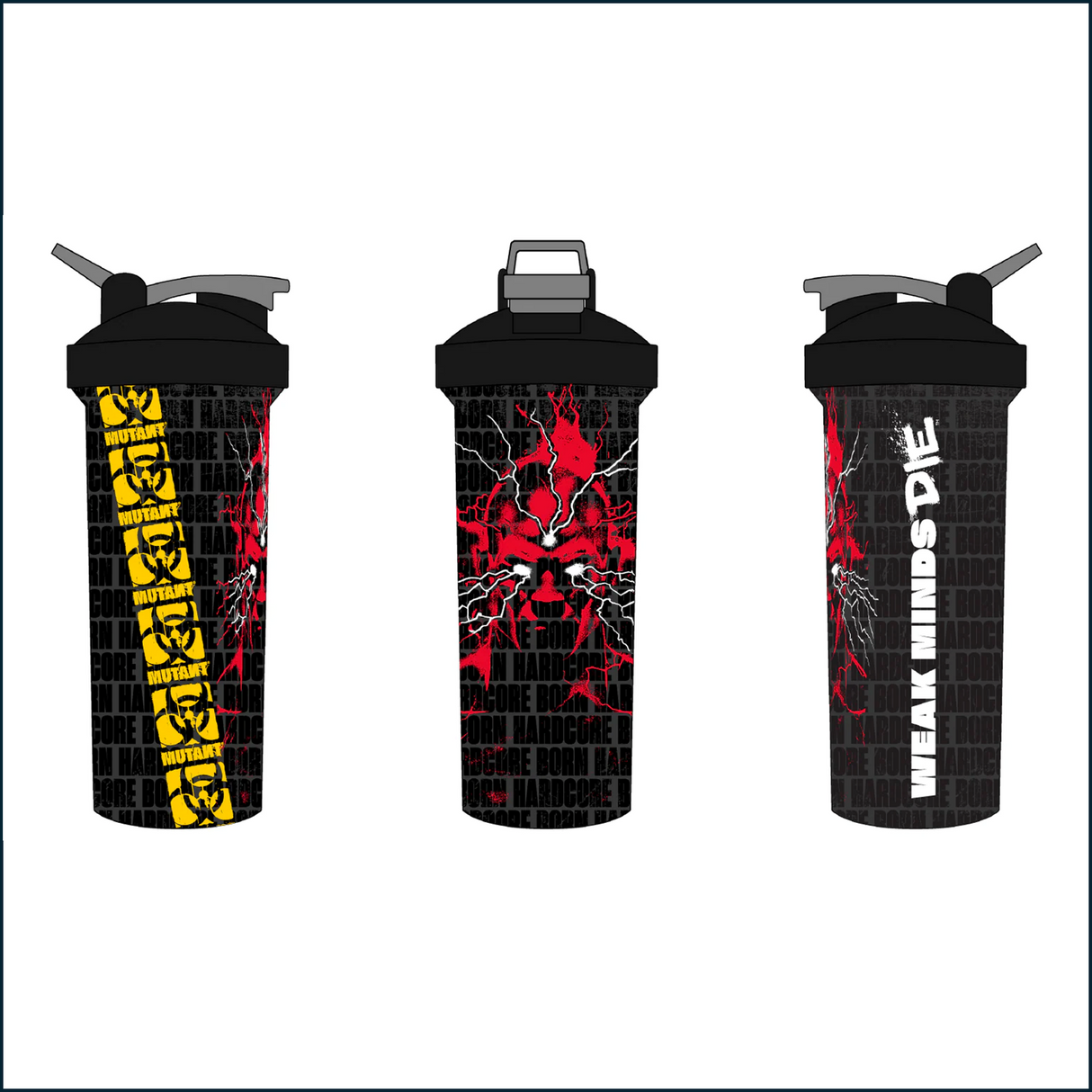 Vaso mezclador Mutant «Weak Minds Die», 28 oz