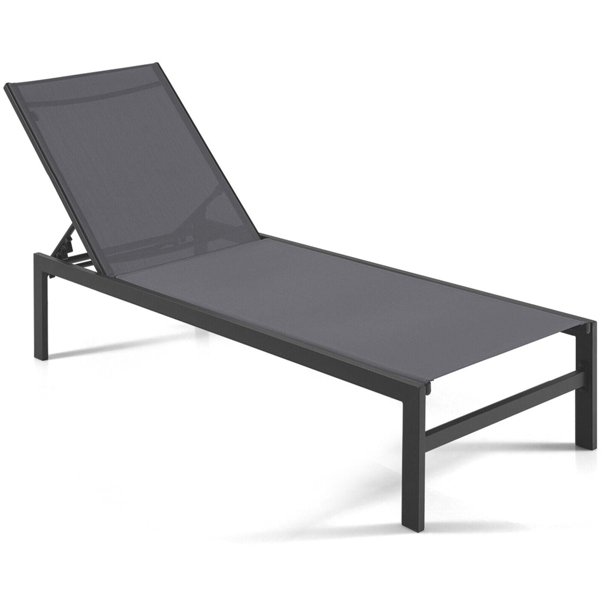 Tumbonas de 6 posiciones con estructura de aluminio inoxidable