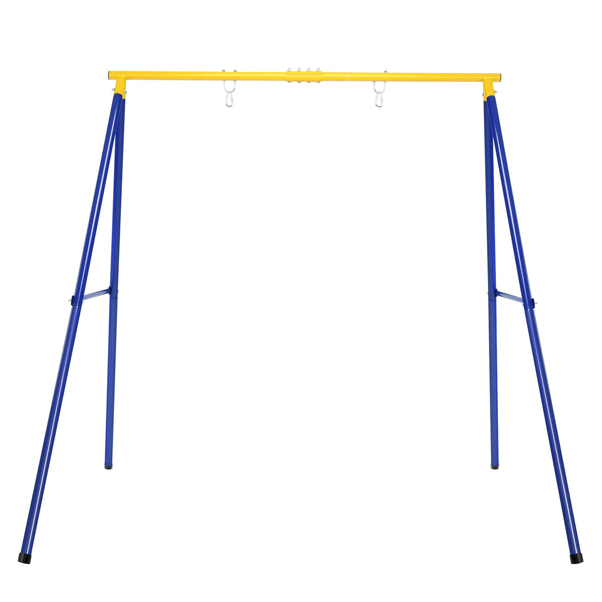 Soporte de columpio de acero tipo A, extra grande y resistente