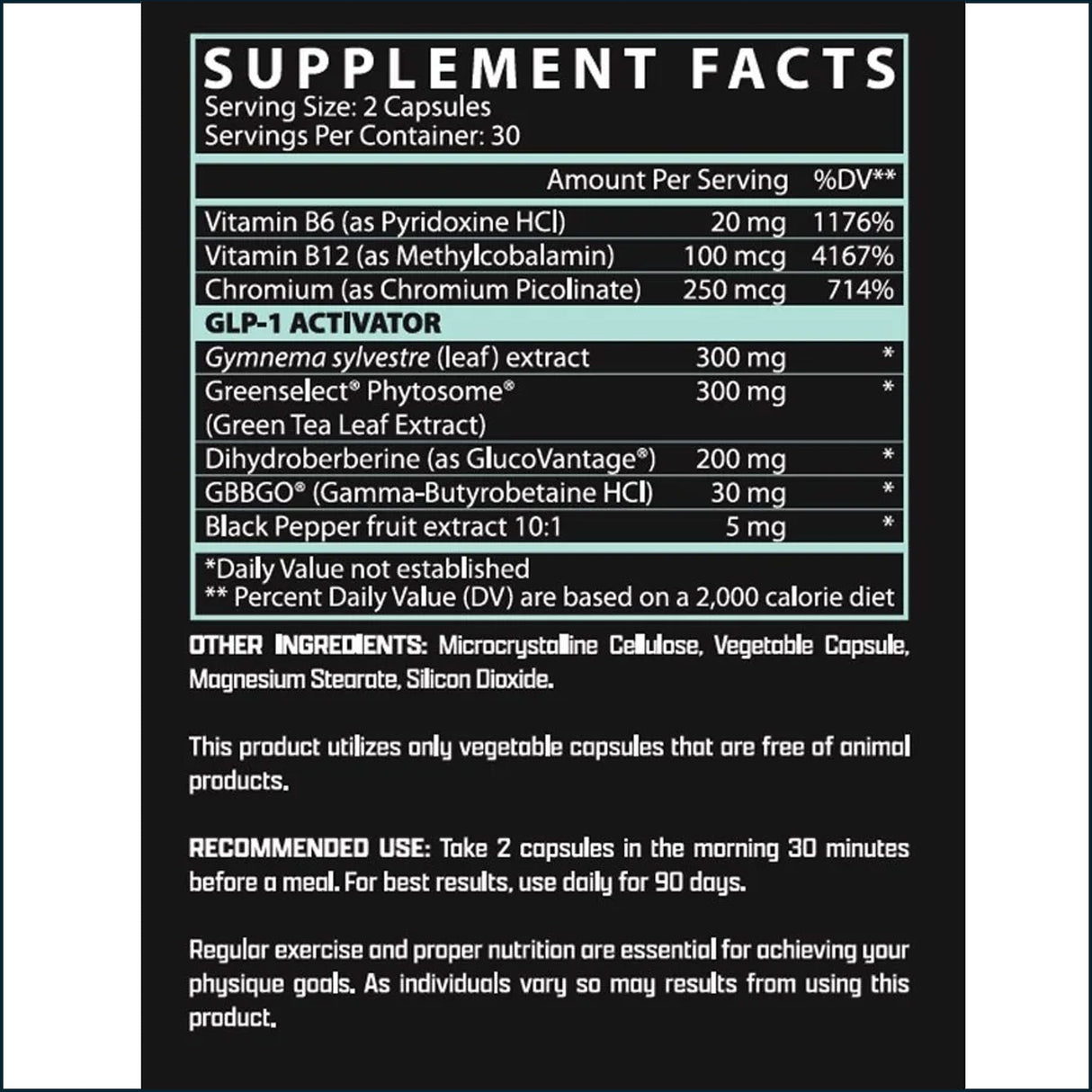 Nutrex GLP1+ Control, 60 Capsules