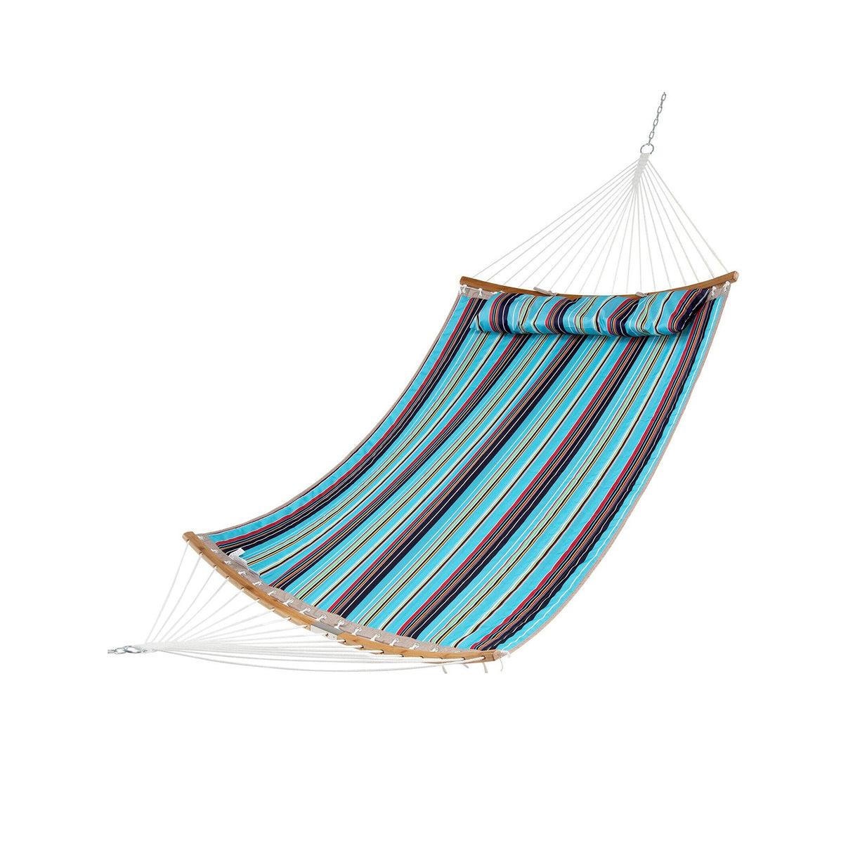 Hamaca de exterior con almohada desmontable