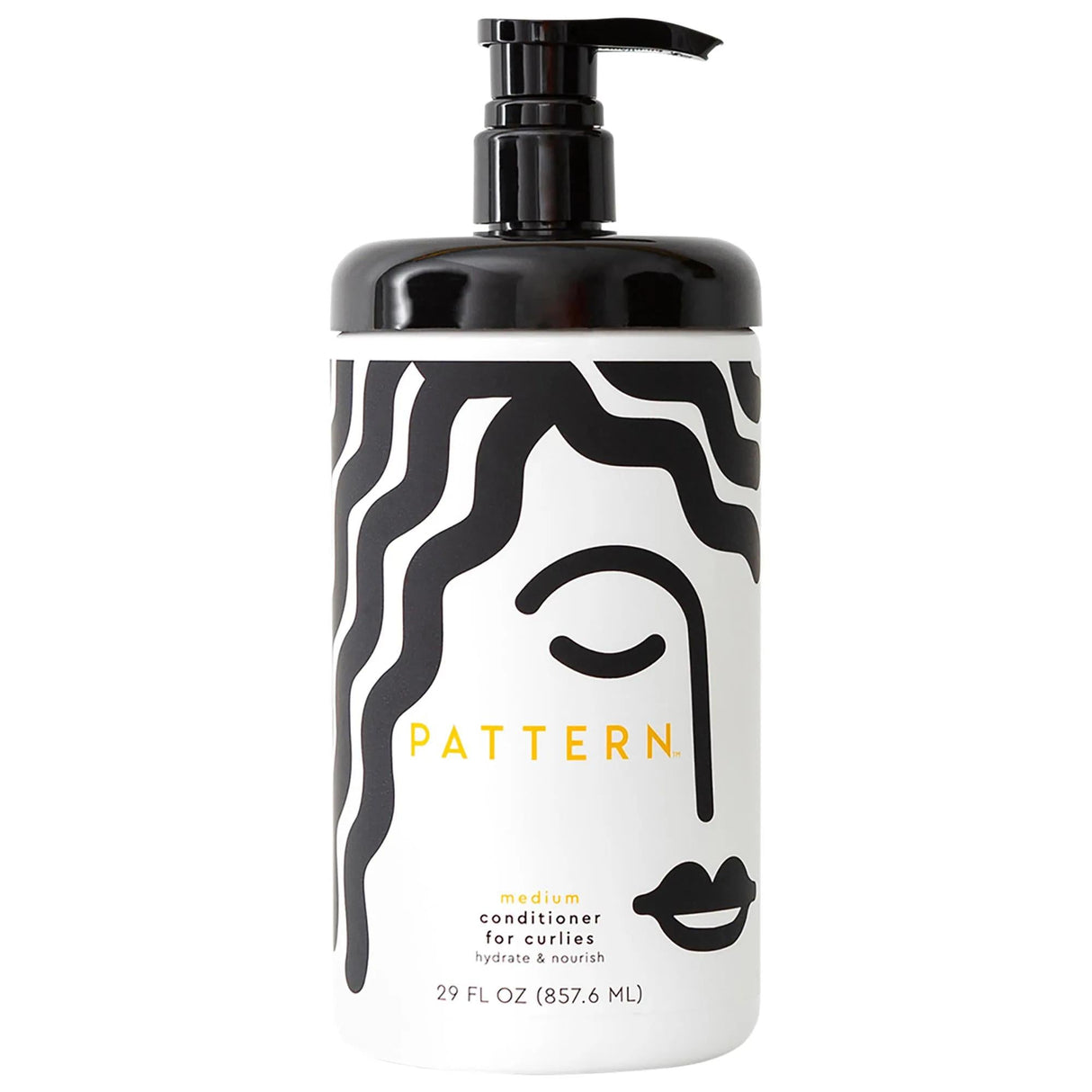 PATTERN Medium Conditioner with Biotin for Curly & Coily Hair - Moisturizing, Sulfate-Free, Cruelty-Free Conditioner for Hydration & Curl Definition