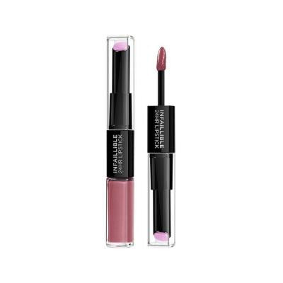 L'Oreal Paris Infaillible 24H Lipstick: Toujours Teaberry - Long-Lasting Color & Hydration, All-Day Vibrant Moisturizing Lip Color