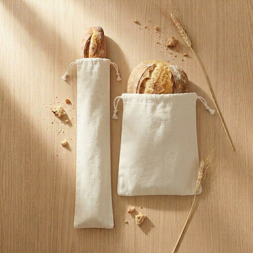 Bolsas de lino para pan