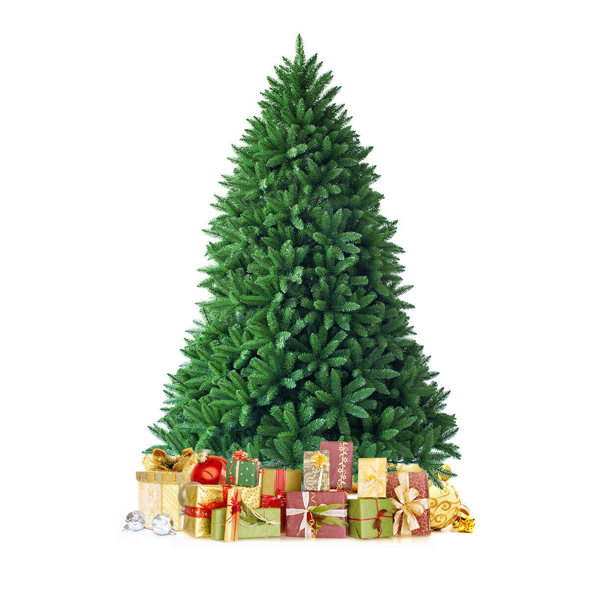 Árbol de Navidad Artificial de Abeto de 5 Pies con 600 Puntas de Rama