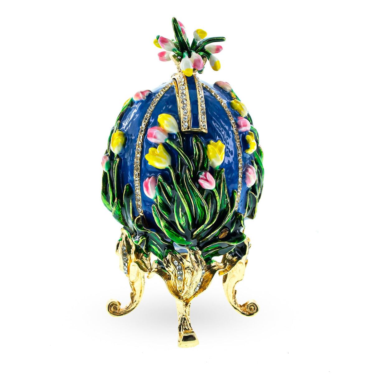 1898 Lilies of the Valley Royal Imperial Easter Egg 4.75 Inches