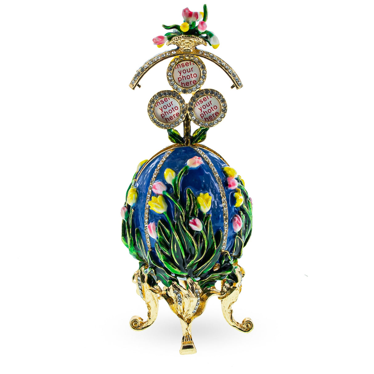 1898 Lilies of the Valley Royal Imperial Easter Egg 4.75 Inches
