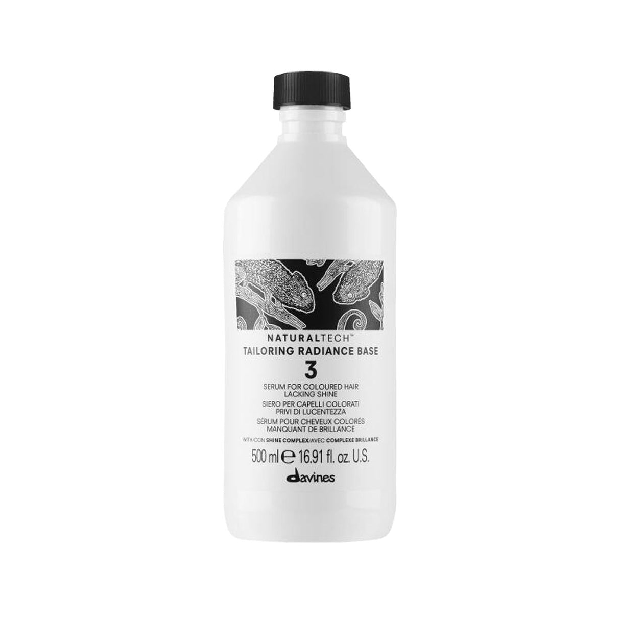 Davines NaturalTech Tailoring Base 3 Radiance 500 ml - Enhance Hair Radiance with Natural Hair Care