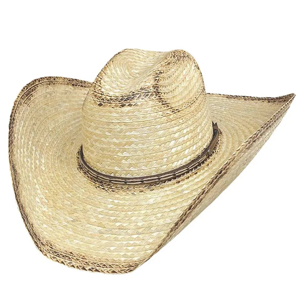 Bullhide Ranchman - Sombrero vaquero de palma color trigo