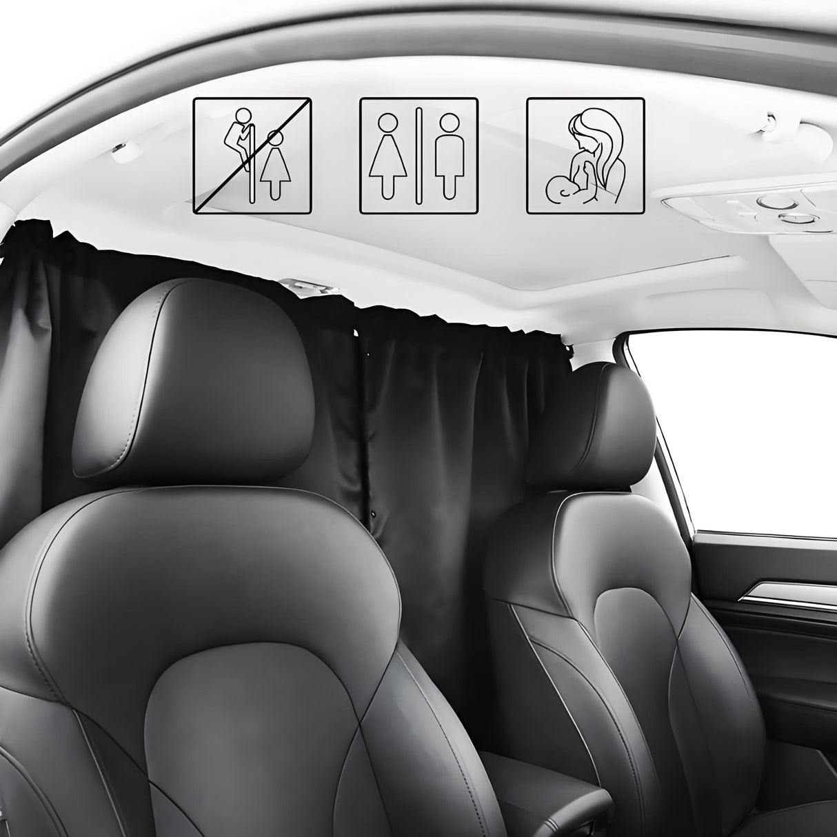 Tesla Privacy Divider Curtain for Model 3/Y/S/X