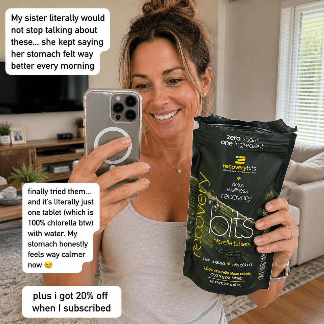 RECOVERYbits® Chlorella | Large Bag