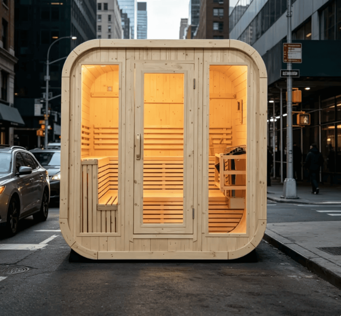 Saunas artesanales de pino blanco