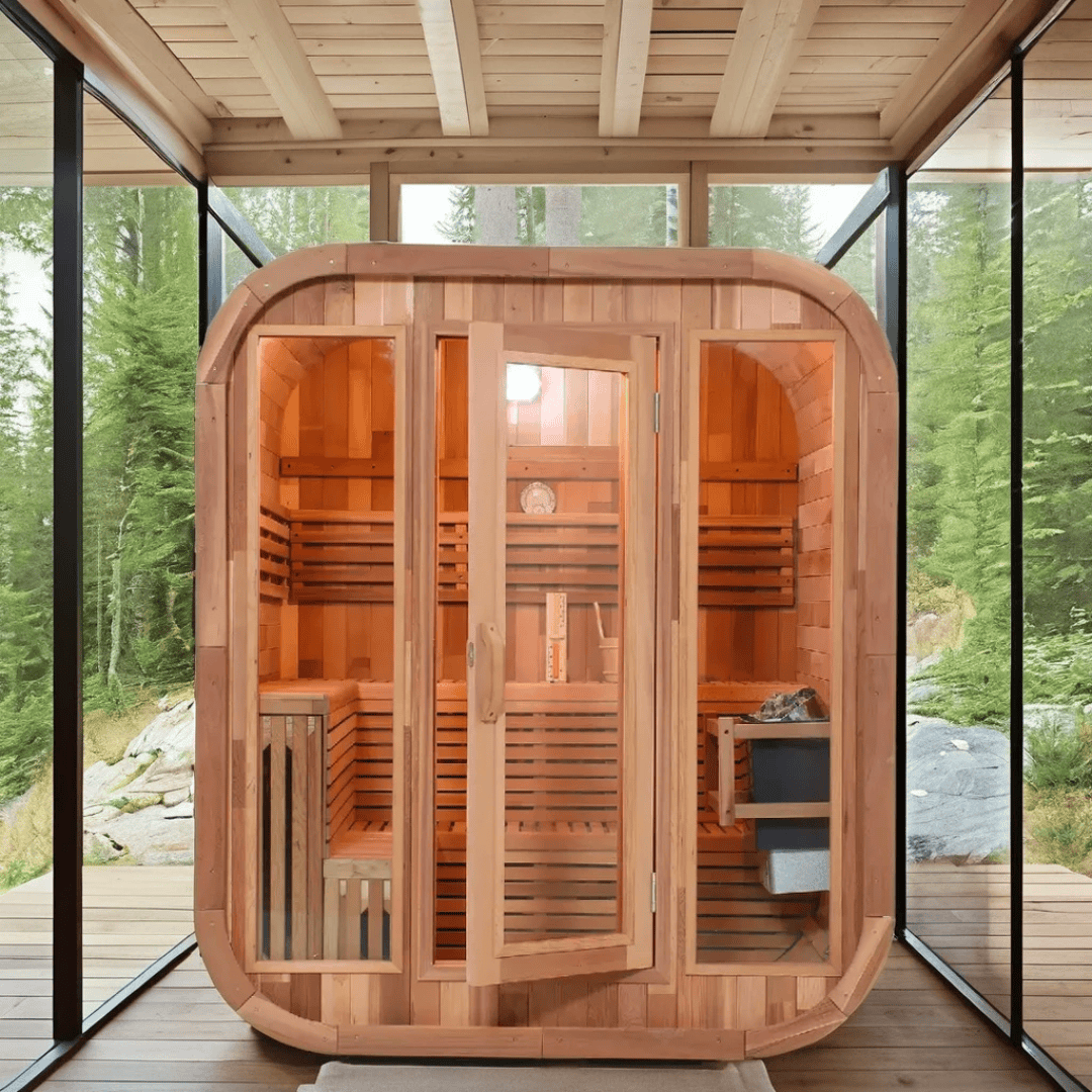 Saunas artesanales de pino blanco