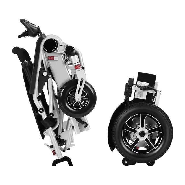 Silla de ruedas eléctrica plegable