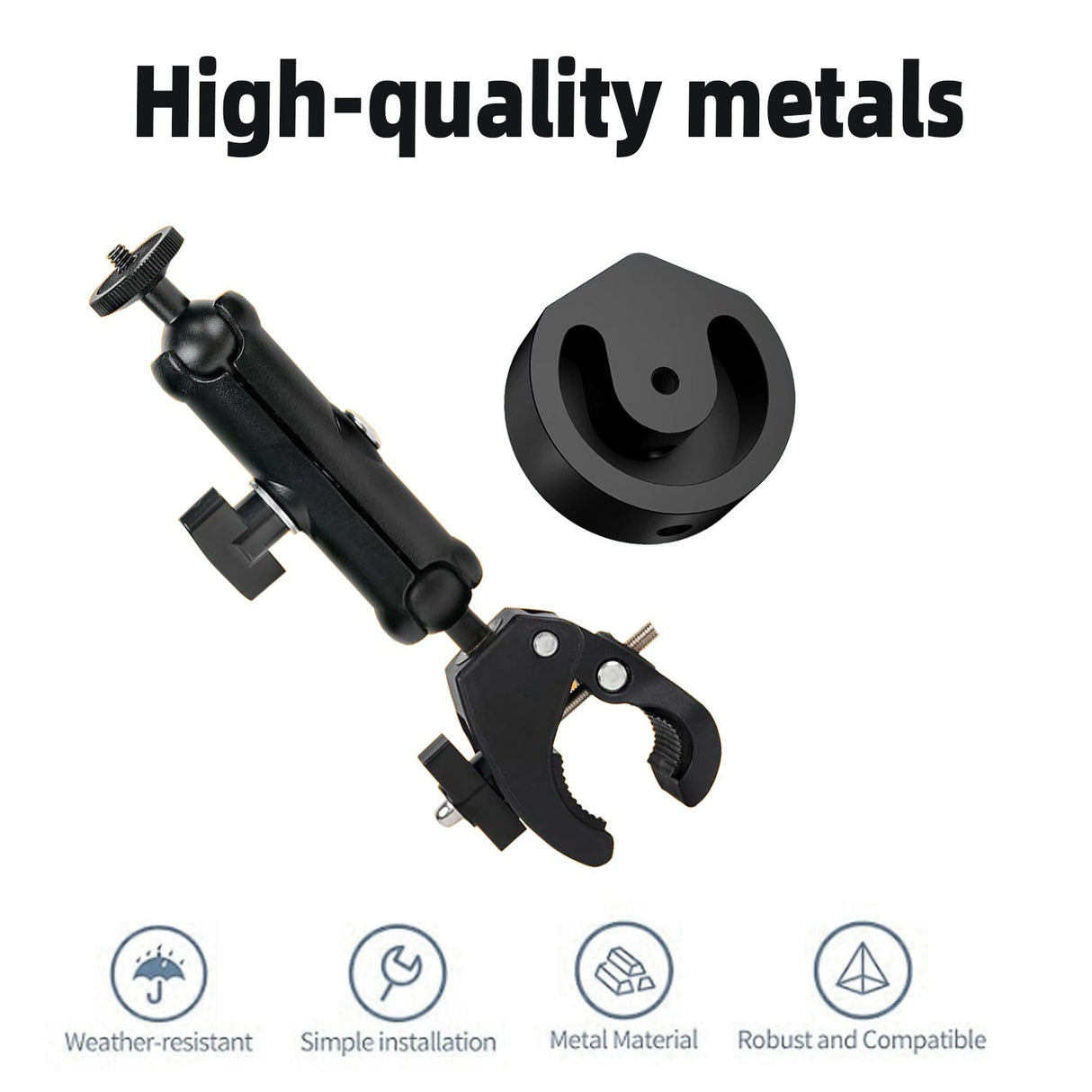 Starlink Mini RV Clamp Mount | Heavy-Duty Portable Mount