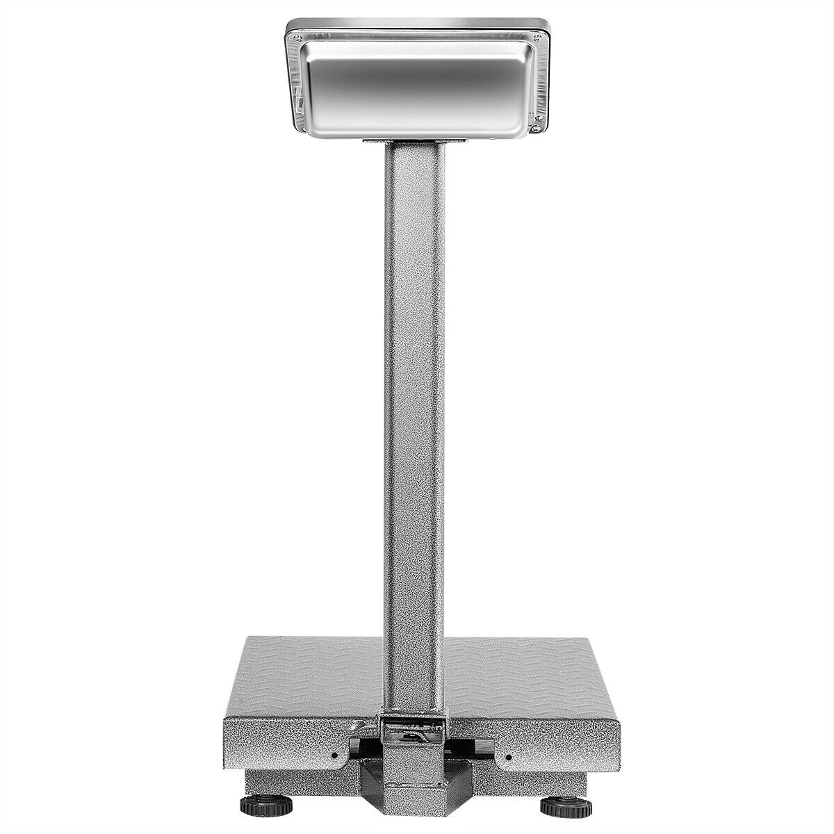Báscula de plataforma digital plegable de 300 kg (660 lb)