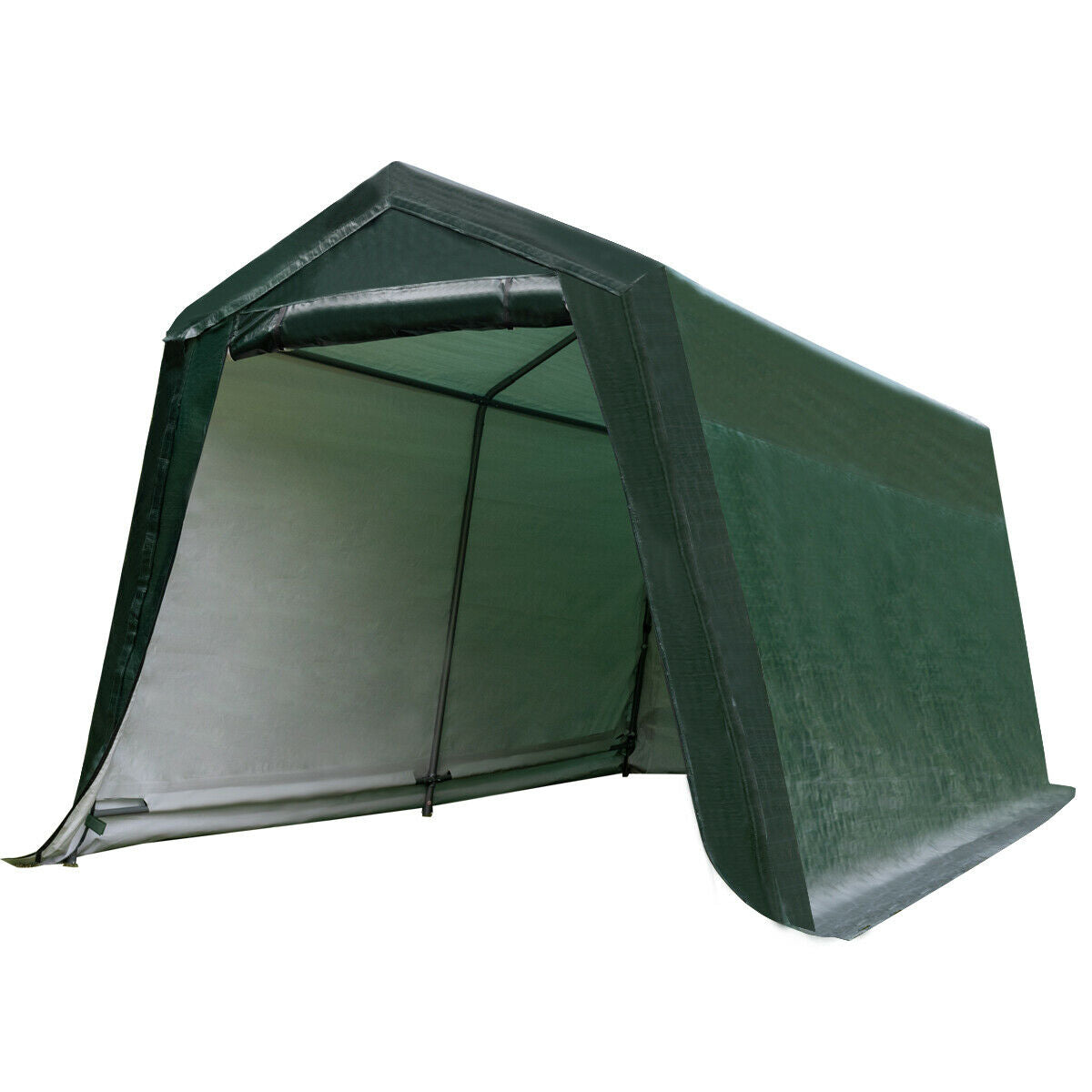 Cochera Exterior con Paredes Laterales y Cubierta Impermeable Antidesgarro