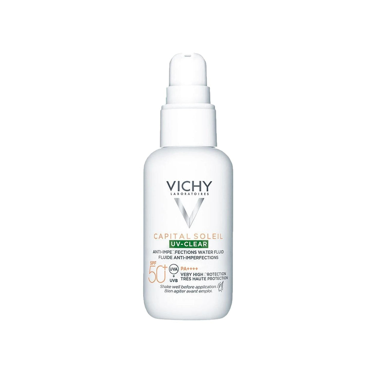 Vichy Capital Soleil UV Clear Spf 50+ Sunscreen for Sensitive Skin - Anti-Oiliness Properties, 40ml