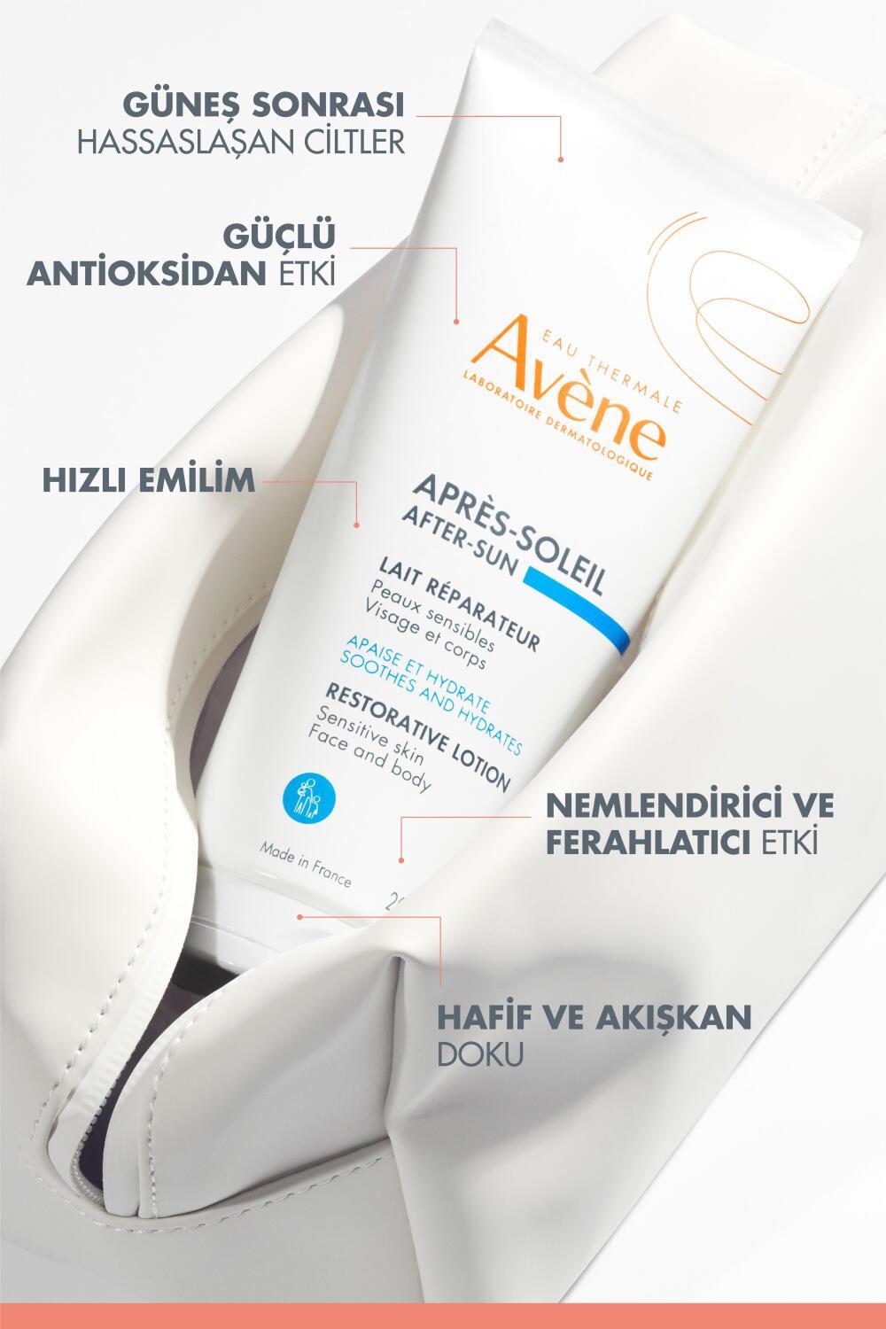 Avene After Sun Repair Moisturizing Lotion - Soothe and Hydrate Skin After Sun Exposure