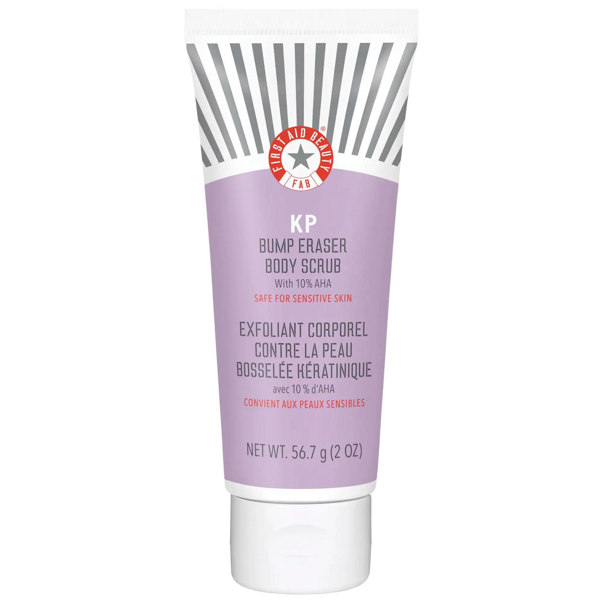 Mini KP Bump Eraser Body Scrub with 10% AHA - Vegan, Cruelty-Free Body Exfoliant for Keratosis Pilaris Treatment
