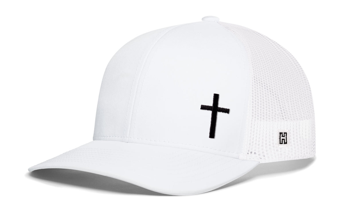 Side Cross Trucker Hat | Christian Snapback