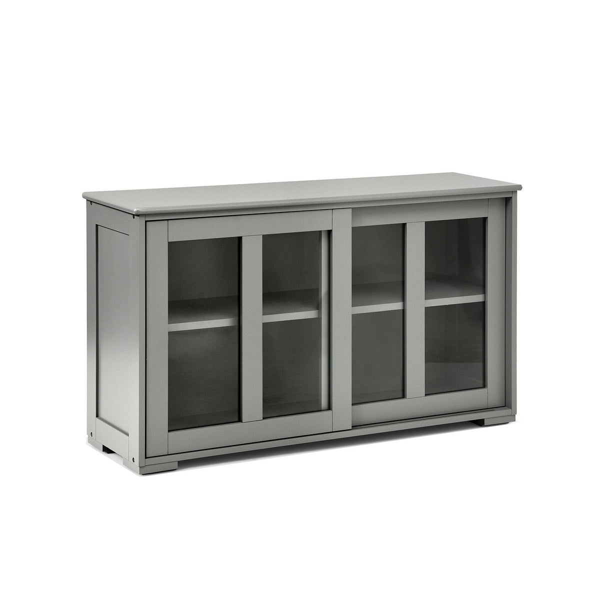 Aparador, bufé, alacena, mueble de almacenamiento con puerta corredera