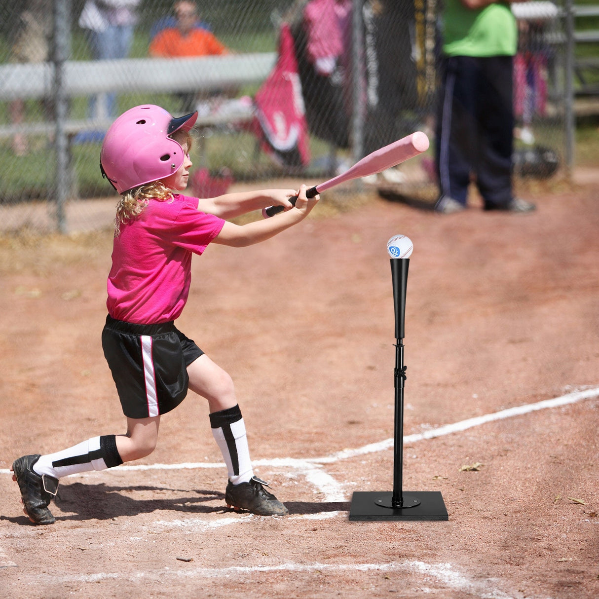 Cono de bateo resistente y ajustable de 36 pulgadas para béisbol
