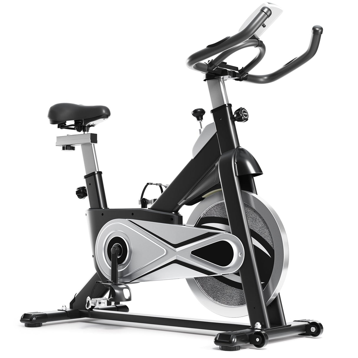 Bicicleta estática con volante de inercia de 40 lb