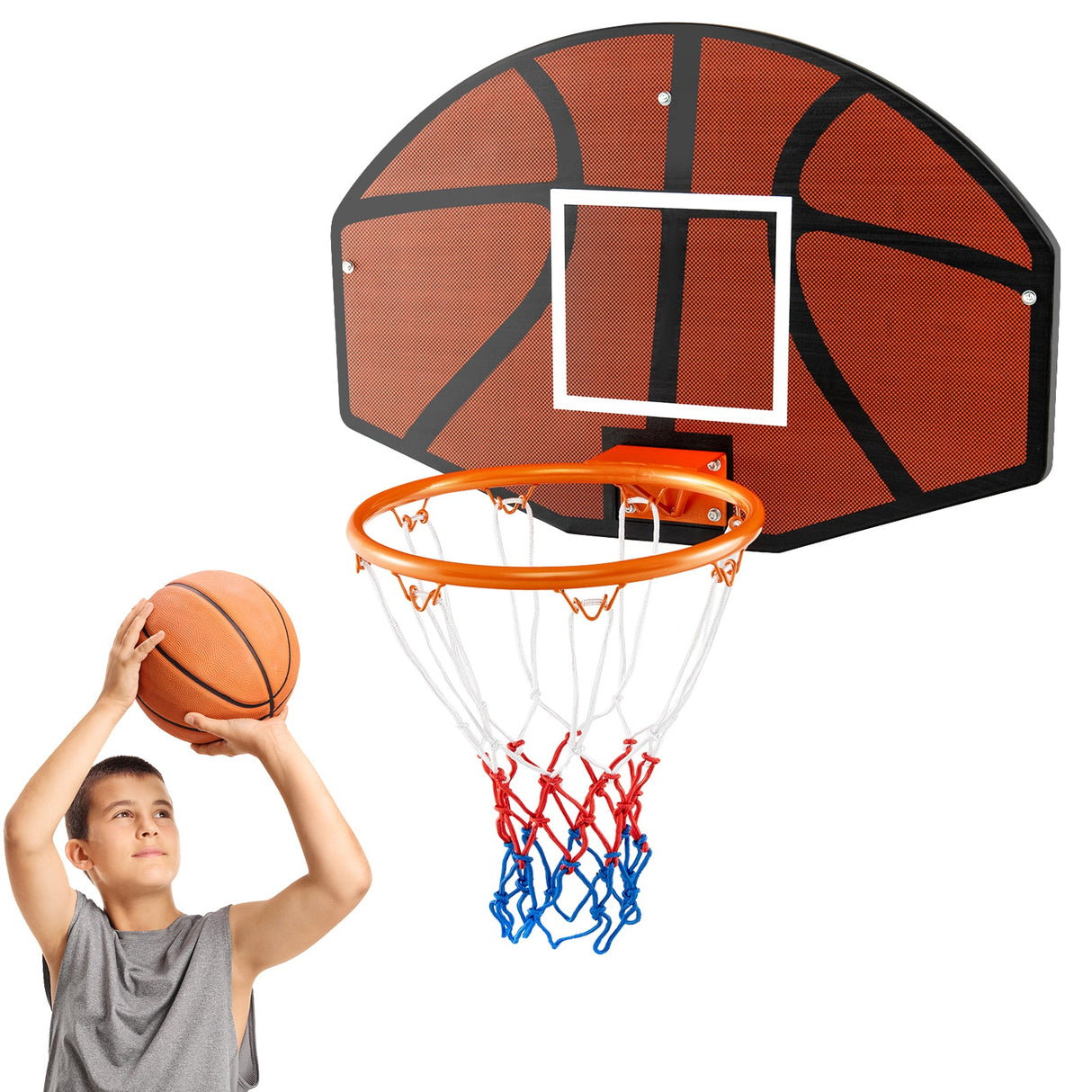 Partidos de baloncesto interiores y exteriores con tablero grande inastillable