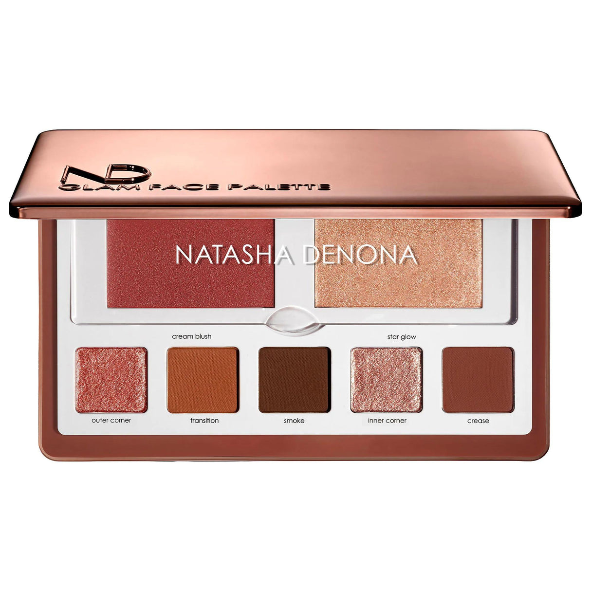 Glam Makeup Palette - Cruelty-Free, Paraben-Free Face & Eye Essentials with Luxurious Packaging