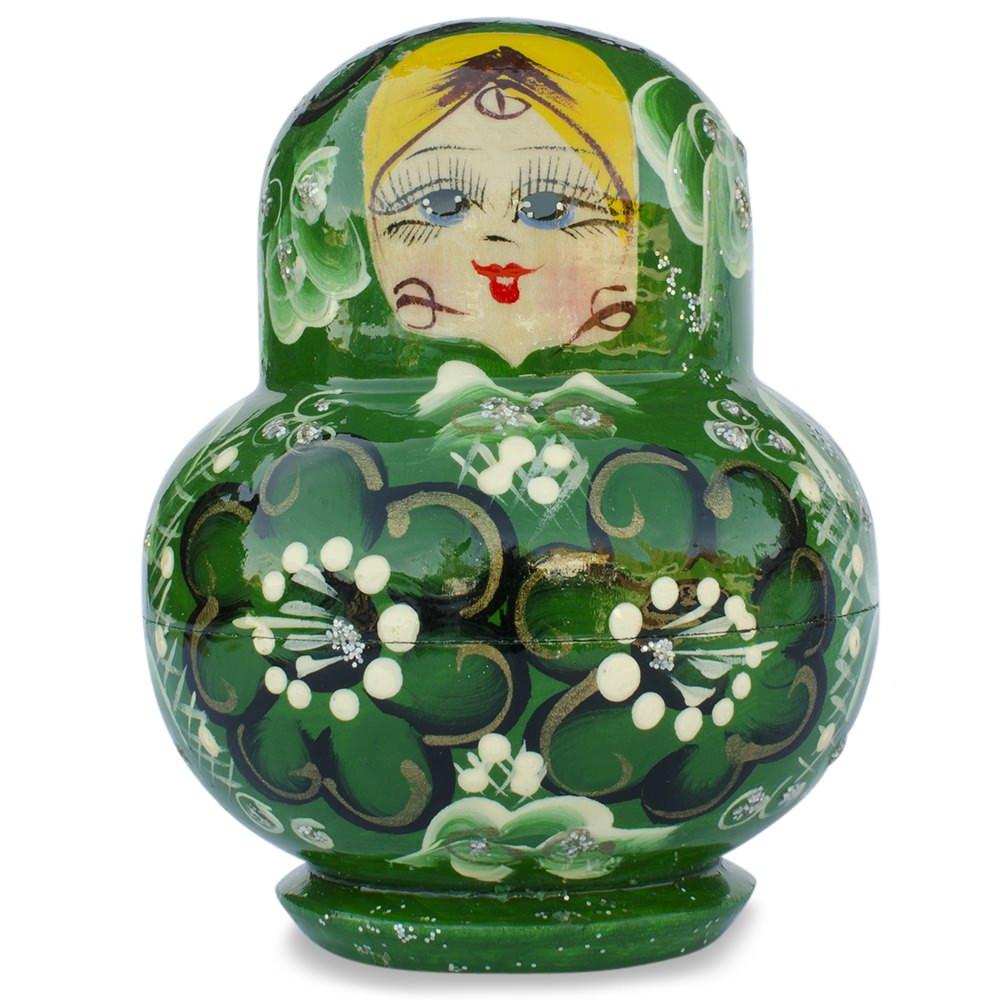 Set of 9 Rainbow Nesting Dolls 4.75 Inches