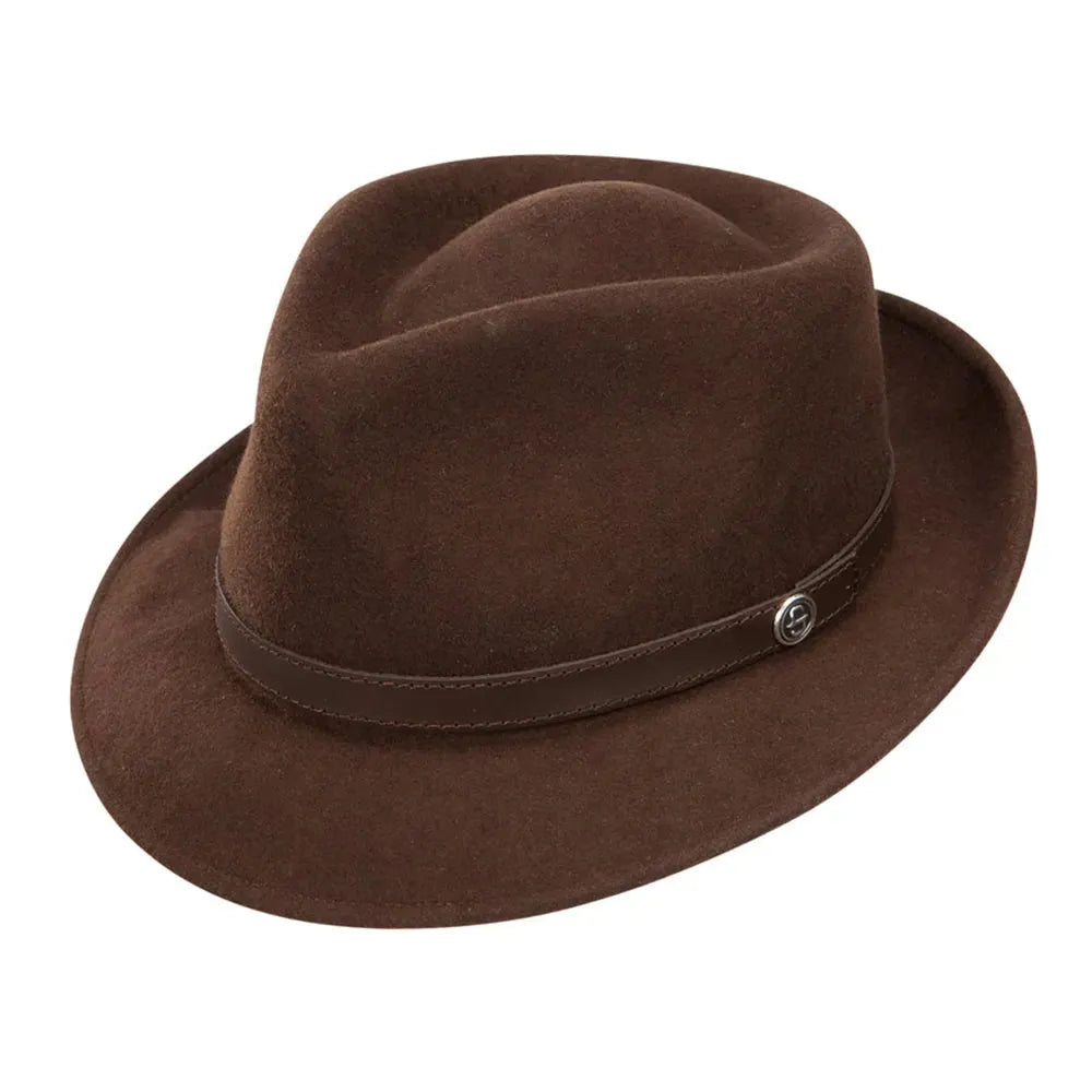 Stetson Prof - Sombrero Fedora de Lana Suave