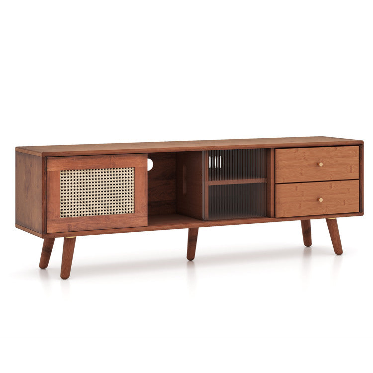 Paquete de sala de estar: Mueble de TV con almacenamiento y sillón auxiliar