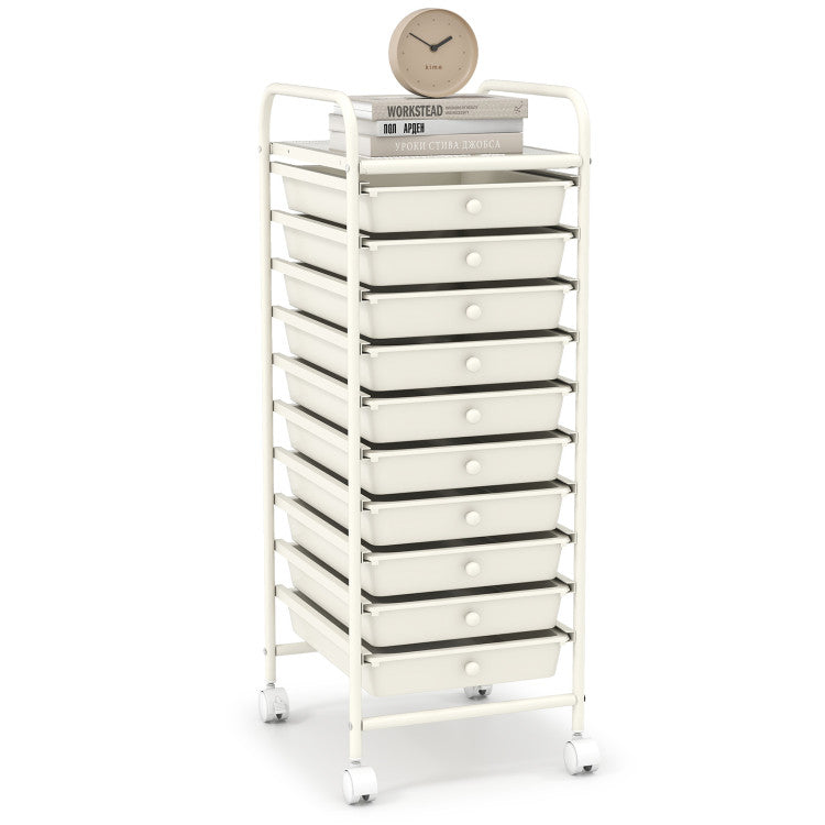Paquete de muebles todo en uno para oficina en casa - Silla ergonómica Escritorio espacioso Carro con varios cajones Estantería y Sillas auxiliares