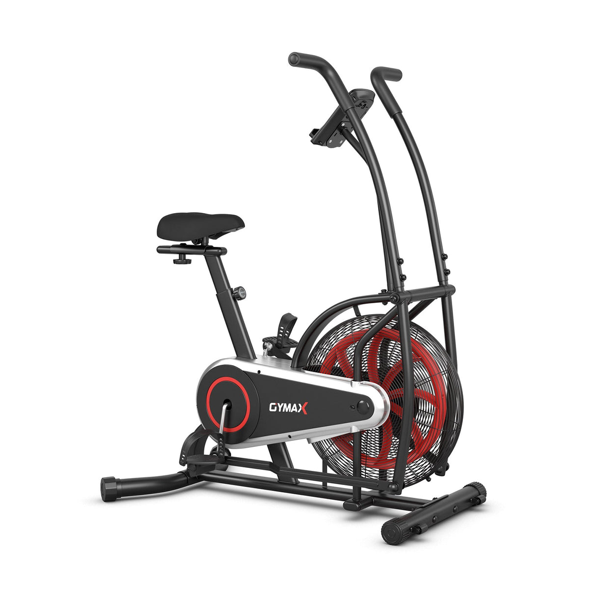 Bicicleta de aire vertical con resistencia ilimitada-Negra