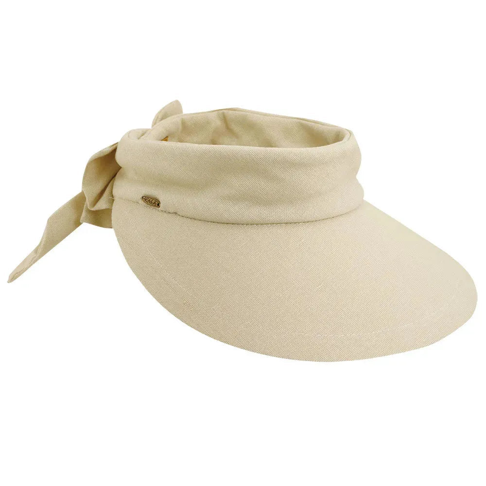 Visera Scala Cotton Bow - Visera para mujer