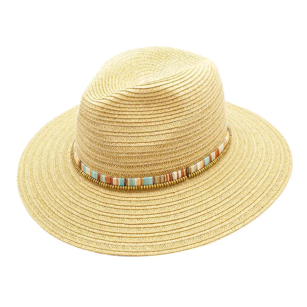 Peter Grimm Villas - Sombrero Fedora de Paja para Mujer