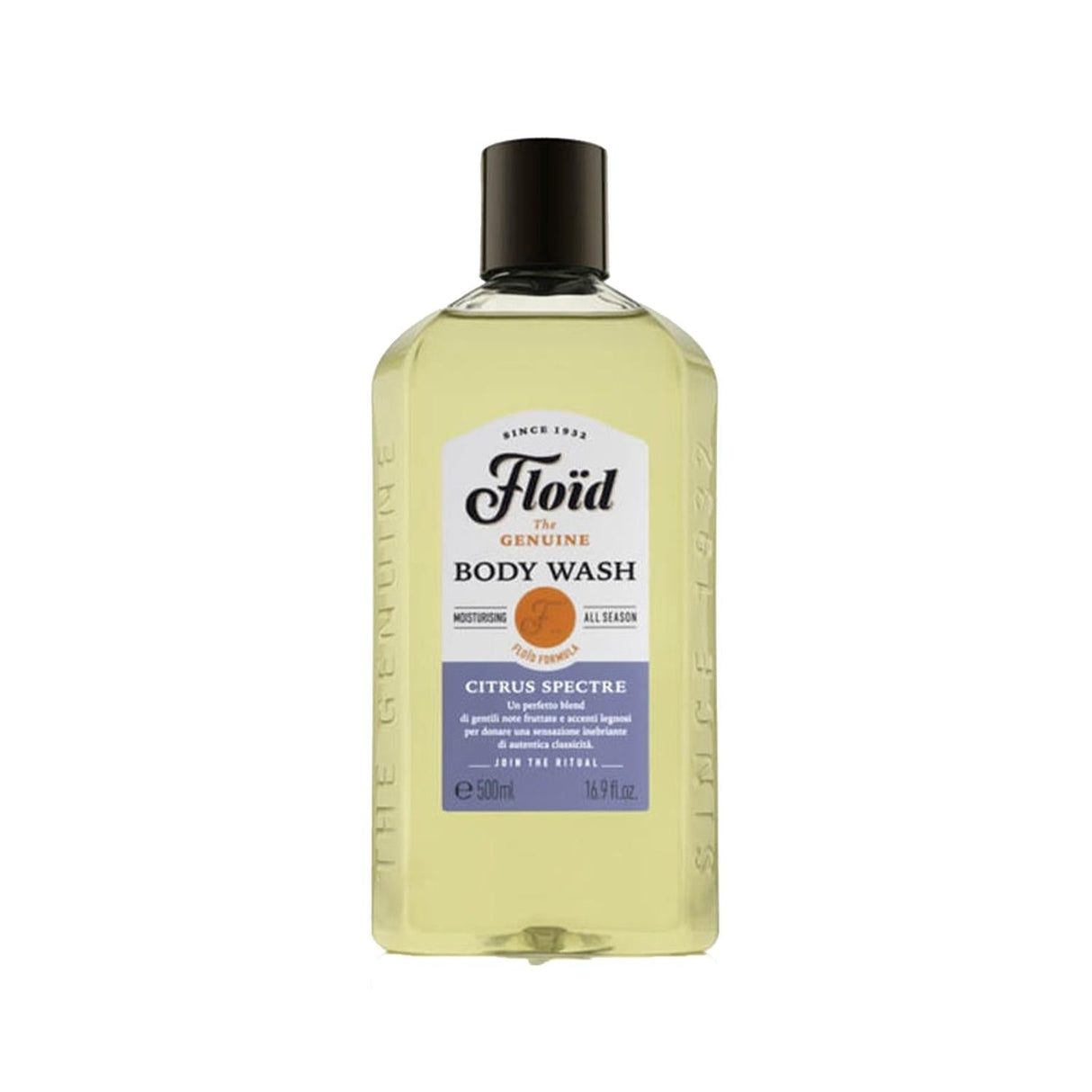 Floid Citrus Spectre Shower Gel 500ml - Refreshing Citrus Scented Body Wash for Personal Hygiene