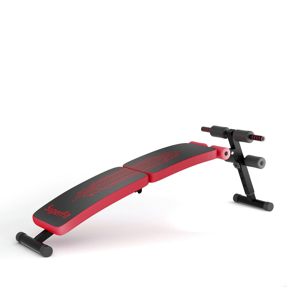 Entrenador Abdominal Twister con Banco de Ejercicios de Altura Ajustable